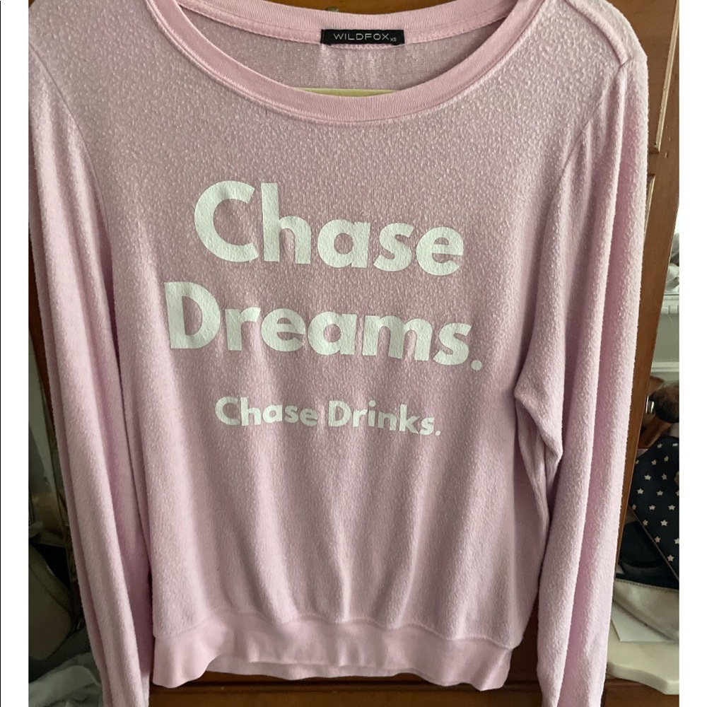 Pink wild fox sweater